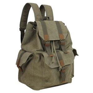 20" Large Sport Washed Canvas Backpack C04MG